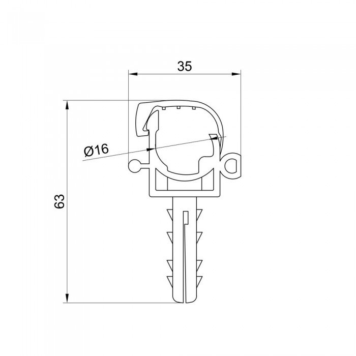 Крепеж SD Plus 16 SD09916