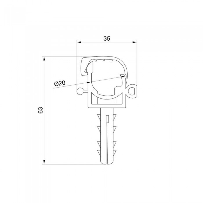 Крепеж SD Plus 20 SD09920
