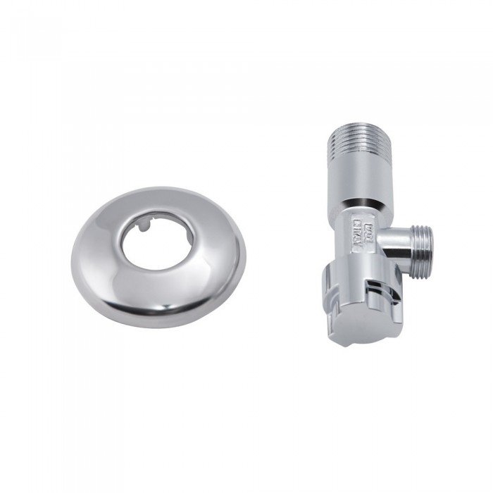 Кран приладовий буксовий Icma 1/2" х3/8" кутовий №519