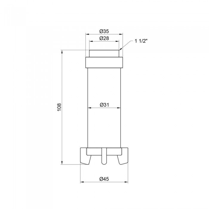 Фильтрующий катридж Icma для фильтров 1"х1" 1/4 №752