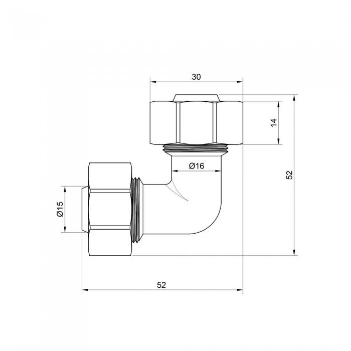 Уголок обжимной SD Plus 20 SD155W2020