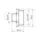 Ниппель редукционный SD Forte 1" 1/2х3/4" SF3594020