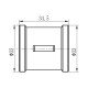 Муфта SD Forte 3/4" ВВ хром SF356H20