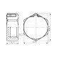 Заглушка SD Forte 1/2" НР хром  SF353H15