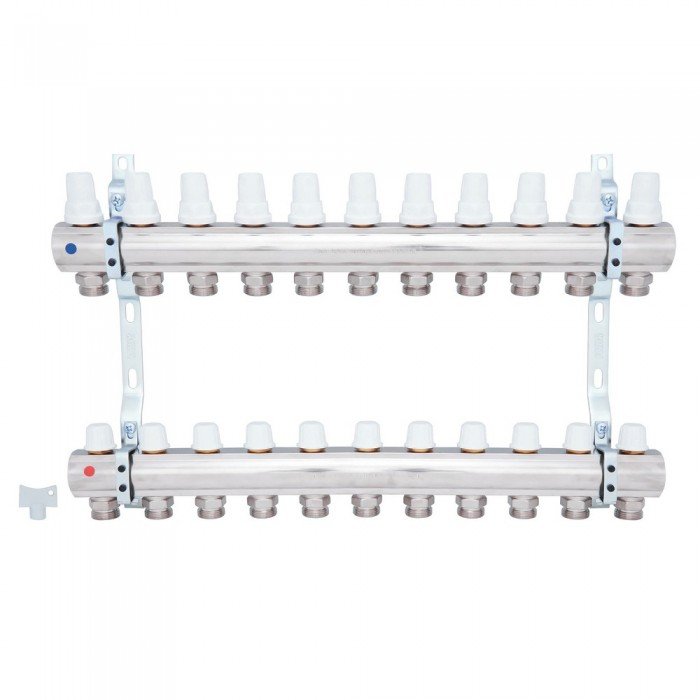 Коллектор Icma 1" 11 выходов, без расходомера №K005