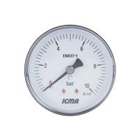 Манометр Icma 1/4" 0-10 бар, заднее подключение №243