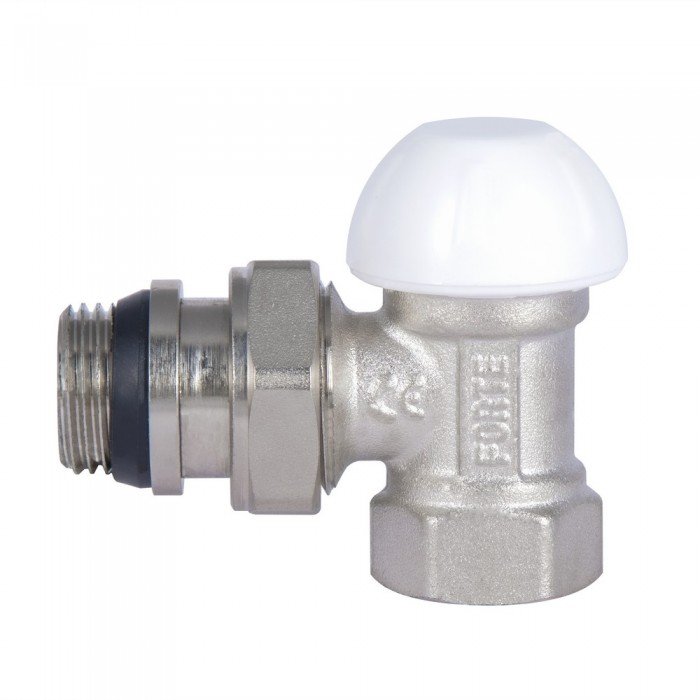 Кран радиаторный SD Forte Powerful 1/2" с антипротечкой угловой SF233W15