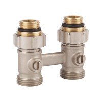 Кран шаровой SD Forte 3/4"х1/2" для радиатора нижний SF251W15 Кран шаровой SD Forte 3/4"х1/2" для радиатора нижний SF251W15