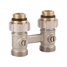 Кран шаровой SD Forte 3/4"х1/2" для радиатора нижний SF251W15 Кран шаровой SD Forte 3/4"х1/2" для радиатора нижний SF251W15