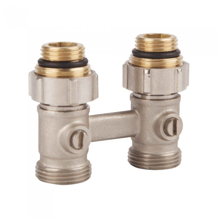 Кран шаровой SD Forte 3/4"х1/2" для радиатора нижний SF251W15 Кран шаровой SD Forte 3/4"х1/2" для радиатора нижний SF251W15