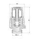Термостатическая головка SD Forte М30х1,5 SF254