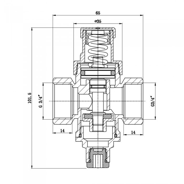 Редуктор SD Forte 3/4" SF241W20