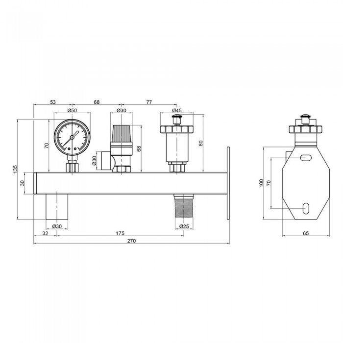 Группа безопасности SD Plus для расширительного бака 3/4'' SD292W20