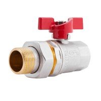 Кран шаровой "Американка" SD Plus 1" ВН прямой SD220W25