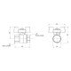 Кран шаровой Thermo Alliance Standart 1/2" ВР для воды (бабочка) SD602NW15PN40