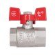 Кран шаровой Thermo Alliance Standart 1/2" ВР для воды (бабочка) SD602NW15PN40
