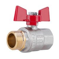 Кран шаровой SD Plus 3/4" ВН для воды (бабочка) SD607NW20PN40