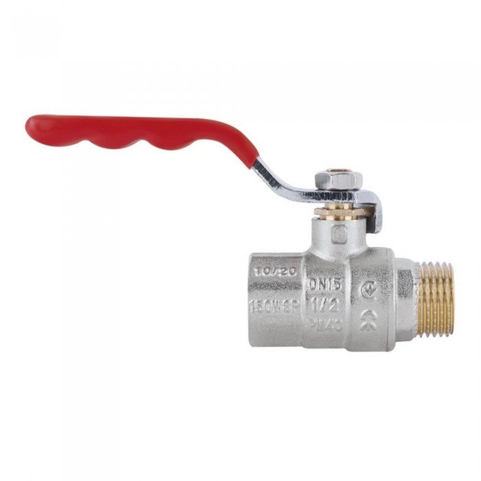 Кран шаровой SD Plus 1/2" ВН для воды (рычаг) SD605NW15PN40