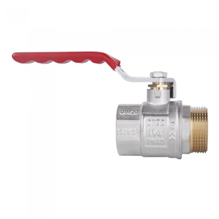 Кран кульовий SD Plus 1" 1/4 ВЗ для води (важіль) SD605NW32PN40