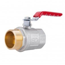 Кран шаровой SD Plus 1" 1/2 ВН для воды (рычаг) SD605NW40PN40