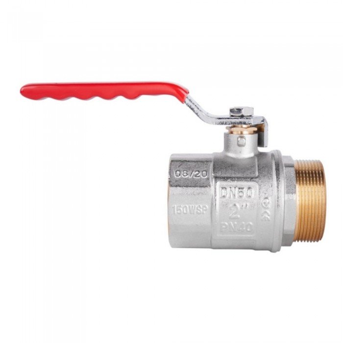 Кран шаровой SD Plus 2" ВН для воды (рычаг) SD605NW50PN40