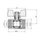 Кран кульовий SD Plus 1/2" ВР для газу (метелик) SD602NG15PN40 Кран кульовий SD Plus 1/2" ВР для газу (метелик) SD602NG15PN40