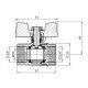 Кран кульовий SD Plus 3/4" ВР для газу (метелик) SD602NG20PN40 Кран кульовий SD Plus 3/4" ВР для газу (метелик) SD602NG20PN40