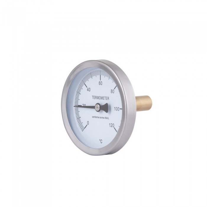 Термометр SD Plus 120ºC 63 мм 1/2", заднее подключение SD17440MM