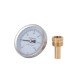 Термометр SD Plus 120ºC 63 мм 1/2", заднее подключение SD17440MM