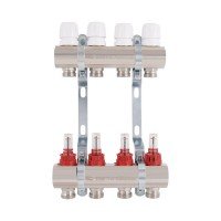 Колектор з витратомірами Thermo Alliance Standart 1" 4 виходи SD235W4