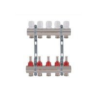 Коллектор с расходомерами Thermo Alliance Standart 1" 5 выхода SD235W5
