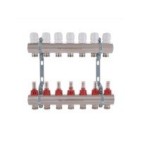 Коллектор с расходомерами Thermo Alliance Standart 1" 7 выходов SD235W7