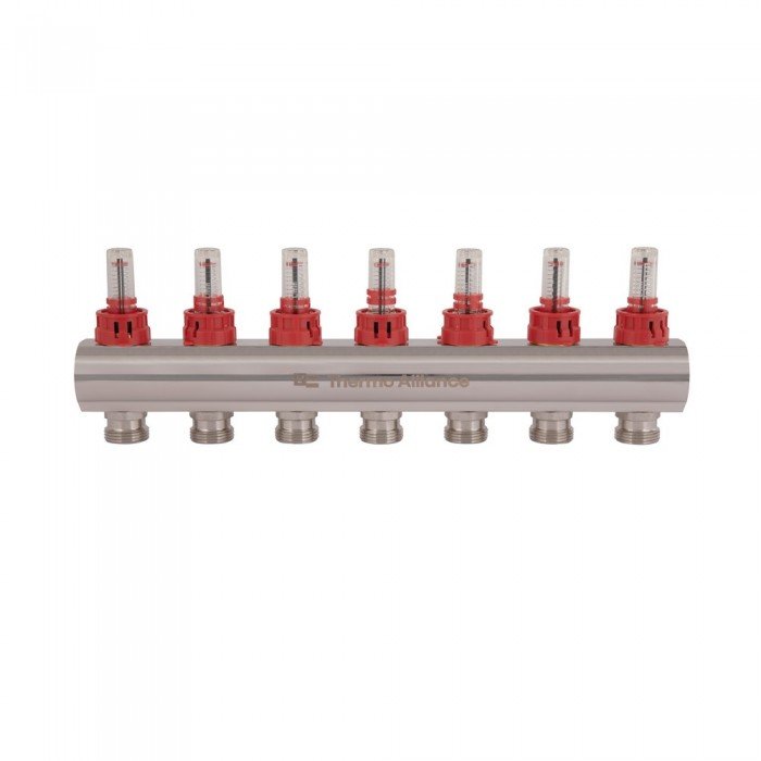 Коллектор с расходомерами Thermo Alliance Standart 1" 7 выходов SD235W7