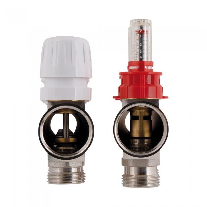 Коллектор с расходомерами Thermo Alliance Standart 1" на 12 выходов