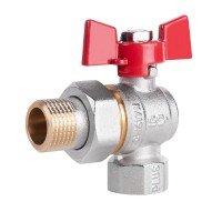 Кран шаровой "Американка" SD Plus 1/2" ВН угловой SD222NW15PN40