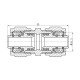 Муфта обжимная SD Forte 16 SF170W1616