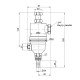 Фильтр с магнитом Icma 3/4" №747 Фильтр с магнитом Icma 3/4" №747
