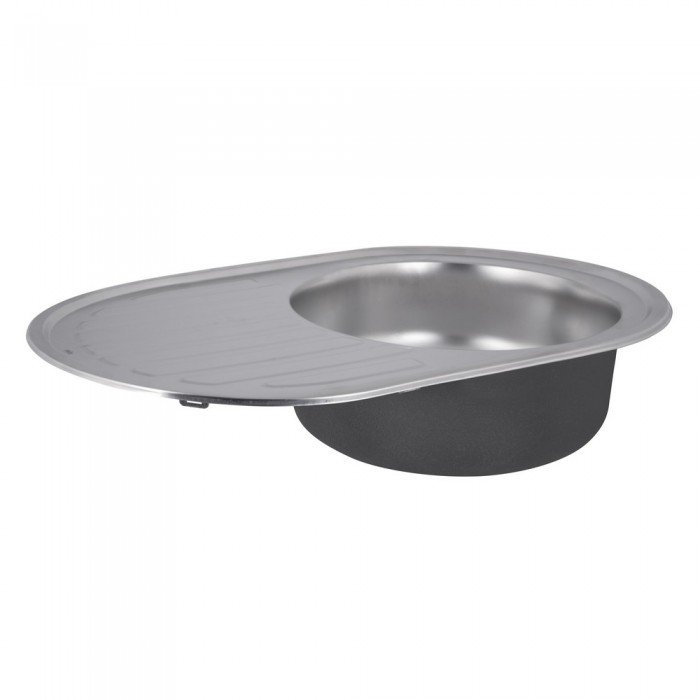 Кухонна мийка Lidz 7750 0,6 мм Satin (LIDZ775006SAT)