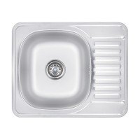 Кухонна мийка Lidz 5848 0,8 мм Satin (LIDZ5848SAT)