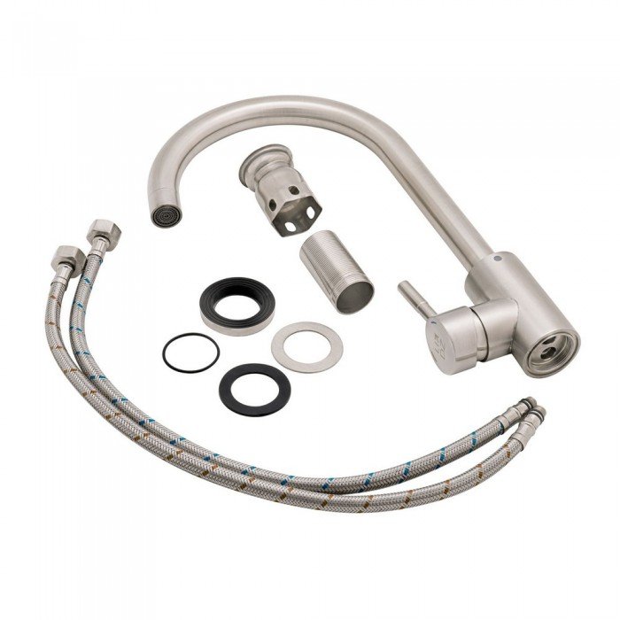 Смеситель для кухни Lidz Aria 015F (k35) LDARI015FNKS21689 Nickel Смеситель для кухни Lidz Aria 015F (k35) LDARI015FNKS21689 Nickel