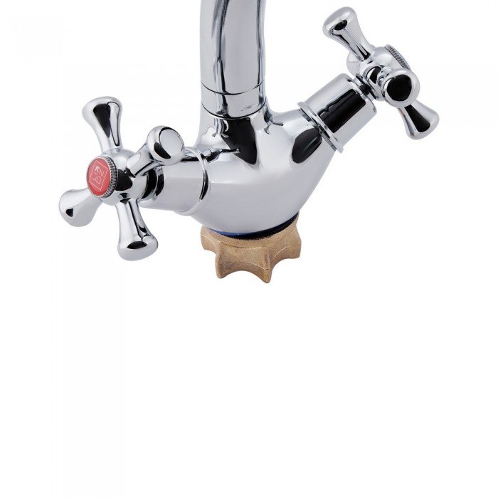 Змішувач для кухні Lidz Lamb 273F двохвентильний LDLAM273FCRM21890 Chrome