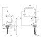 Смеситель для кухни Lidz Nicole 014F1 (k35) LDNIC014F1CRM22010 Chrome