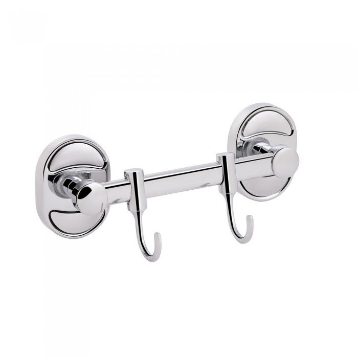 Держатель для полотенца Lidz Oreo 0802 2 крючка LDORE0802CRM22173 Chrome