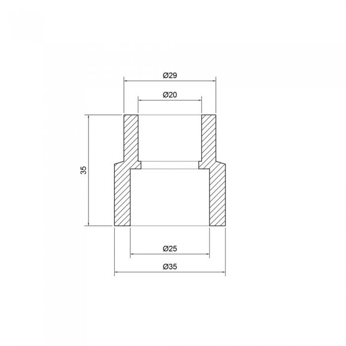 Муфта PPR Thermo Alliance 25х20