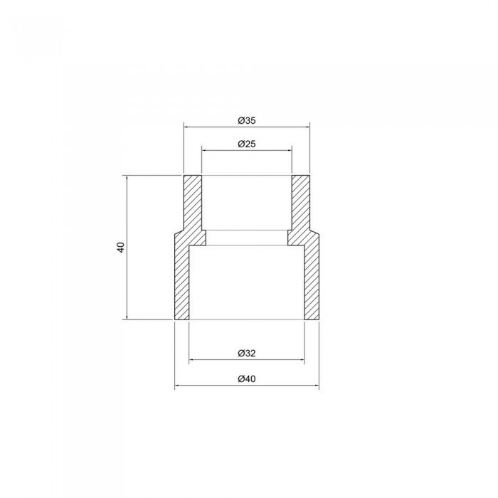 Муфта PPR Thermo Alliance 32х25
