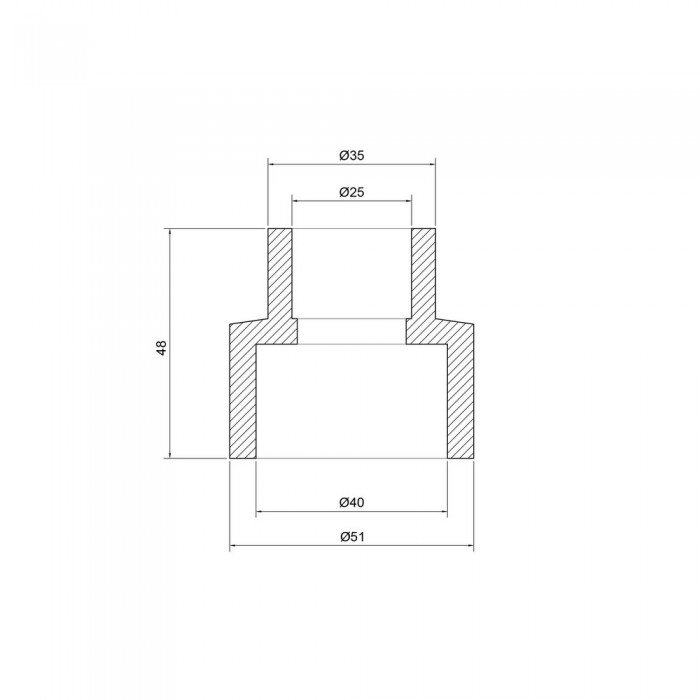 Муфта PPR Thermo Alliance 40х25