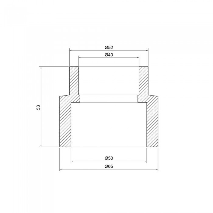 Муфта PPR Thermo Alliance 50х40