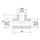 Тройник PPR Thermo Alliance 20