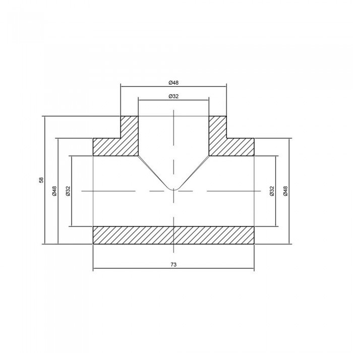 Тройник PPR Thermo Alliance 32
