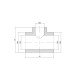 Тройник PPR Thermo Alliance 32х20х32